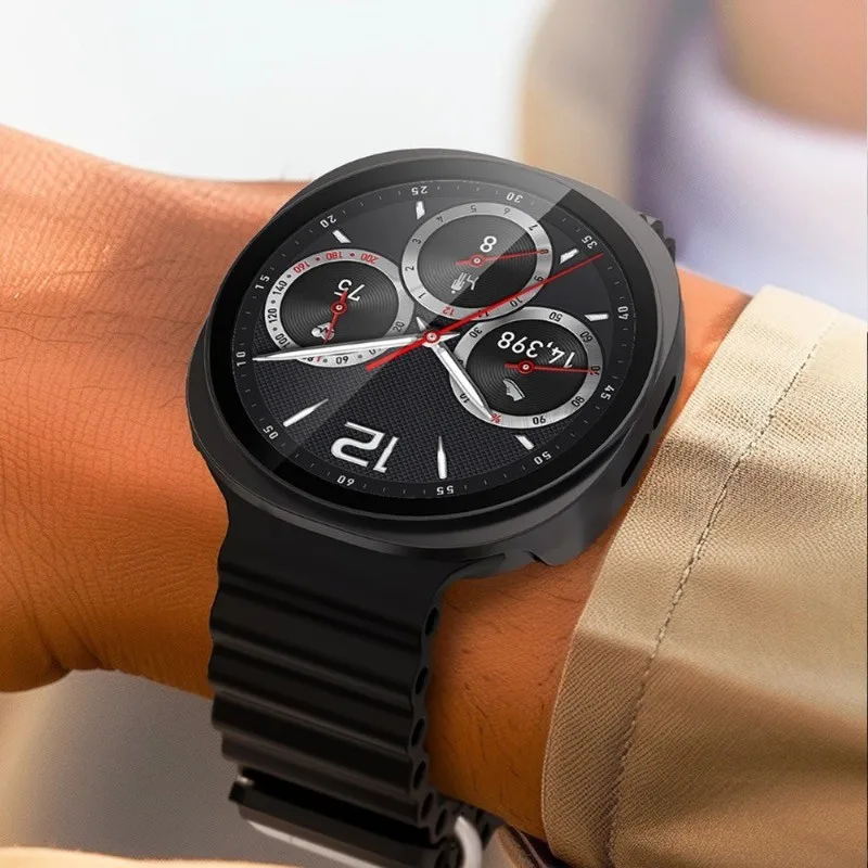 Screen Protector Shell for Samsung Galaxy Watch 8 40mm / 44mm Soft TPU Face Cover All-Around Protective Bumper