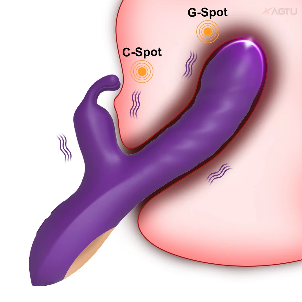 Rabbit Vibrator For Women G-spot And Clitoris Stimulation_voghion.com