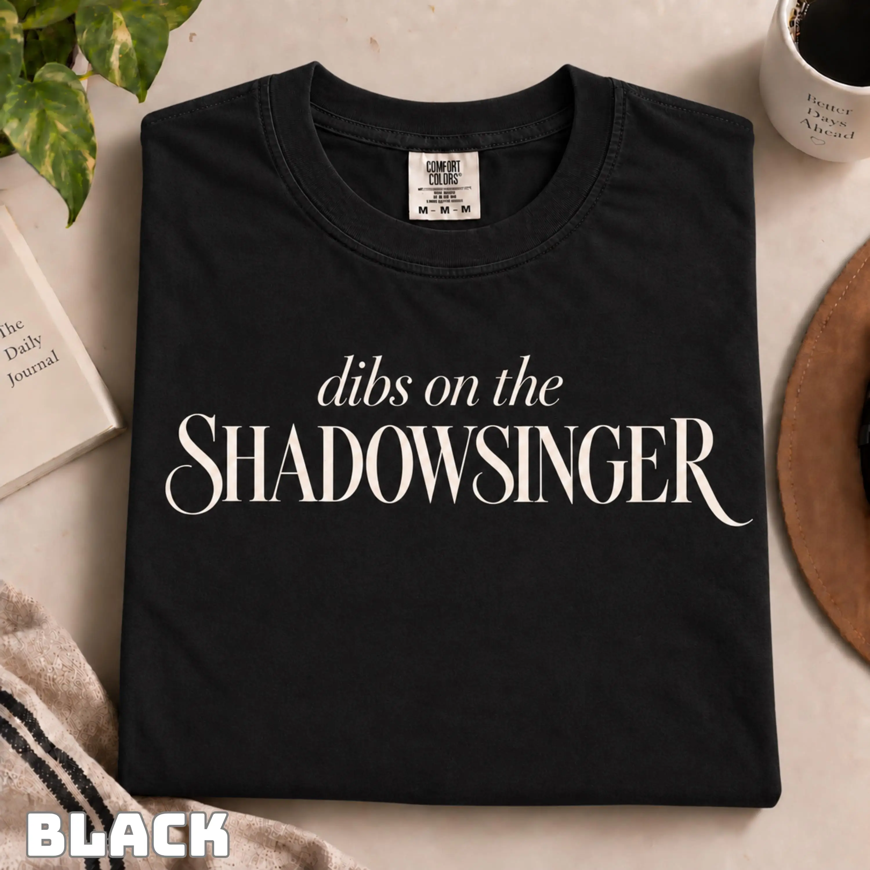 Dibs on The Shadowsinger Shirt, Azriel ACOTAR Tee, Shadowsinger Bookish T-Shirt, Night Court Fan Gift, Romantasy Reader Tee