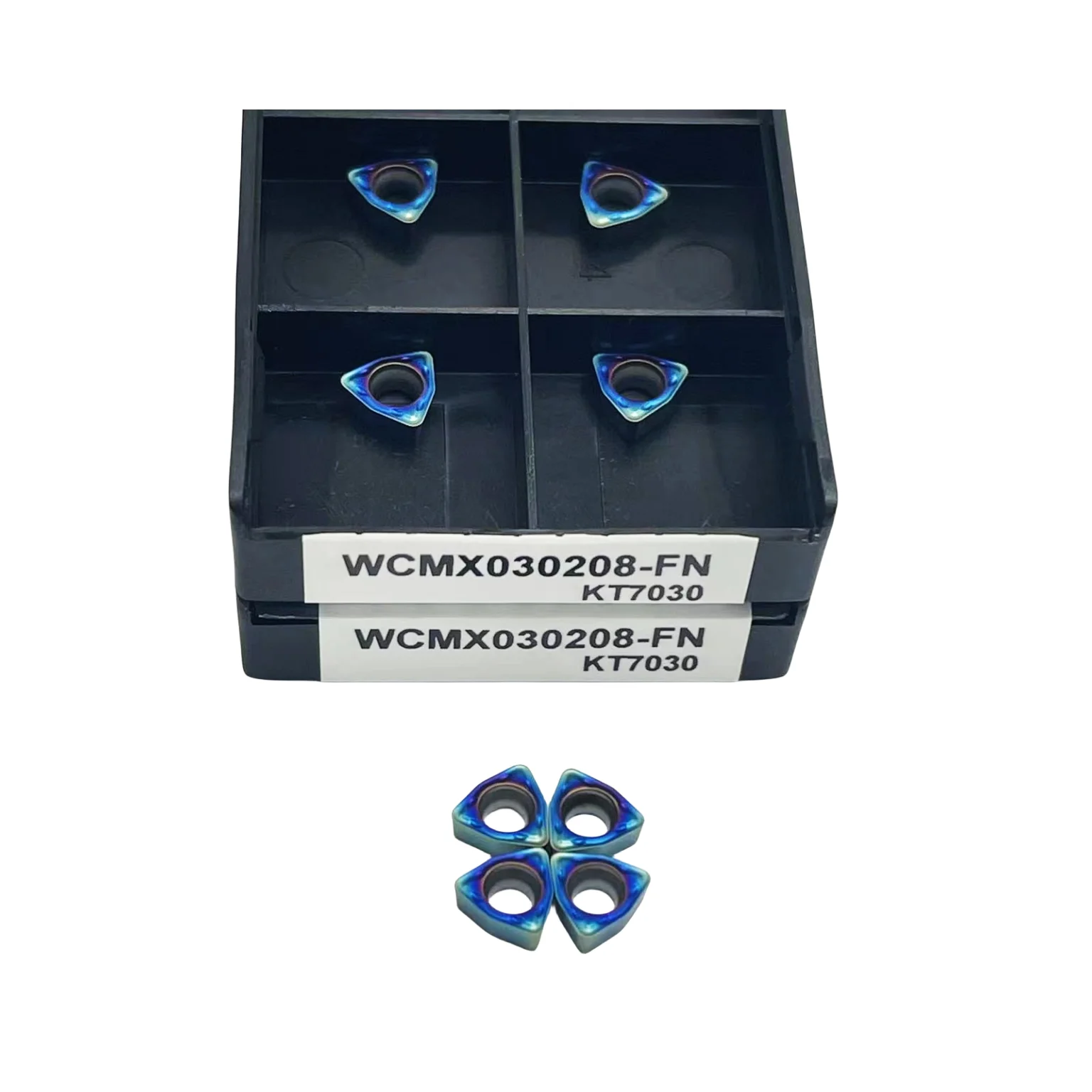 مثقاب عنيف سريع من الفولاذ المقاوم للصدأ ، شفرة كربيد ، WCMX030208 ، ACZ330
