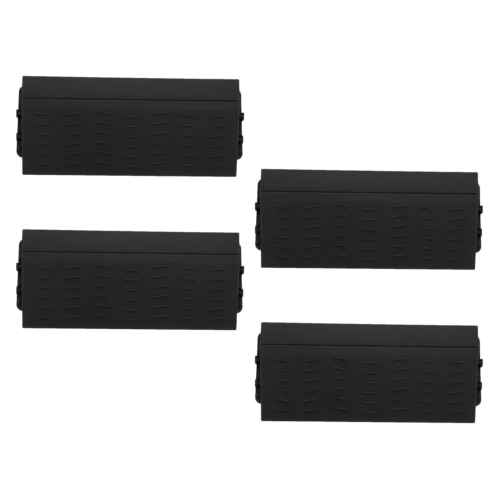 4Pcs Threshold Ramp Plastic Grey 0.8 Inch Rise Door Transition Ramp for Robot Vacuum Wheelchair Sweeping Robot