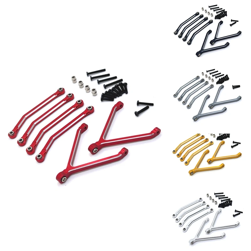 

For FMS FCX24 Metal Chassis Links Pull Rods Tie Rods 1/24 RC Crawler Car Upgrades Parts Accessories