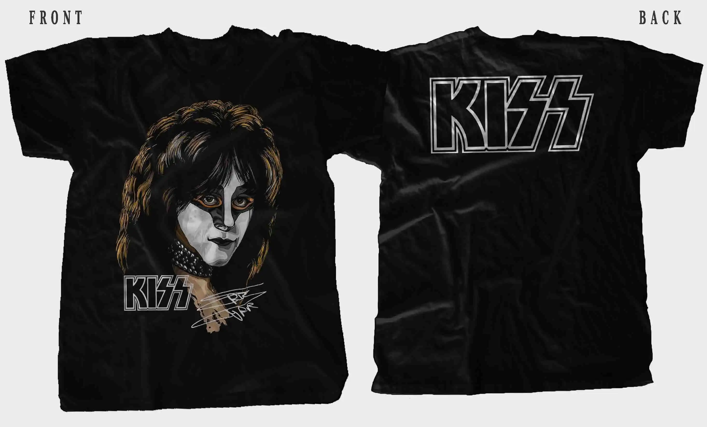 New Dtg Printed T-shirt KISS Eric Carr Size