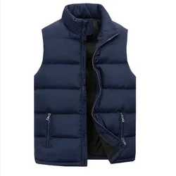 New Product: Men's Cotton Jacket, Vest, Men's Casual Warm Cotton Clothing, Cotton Vest, Sleeveless Vest