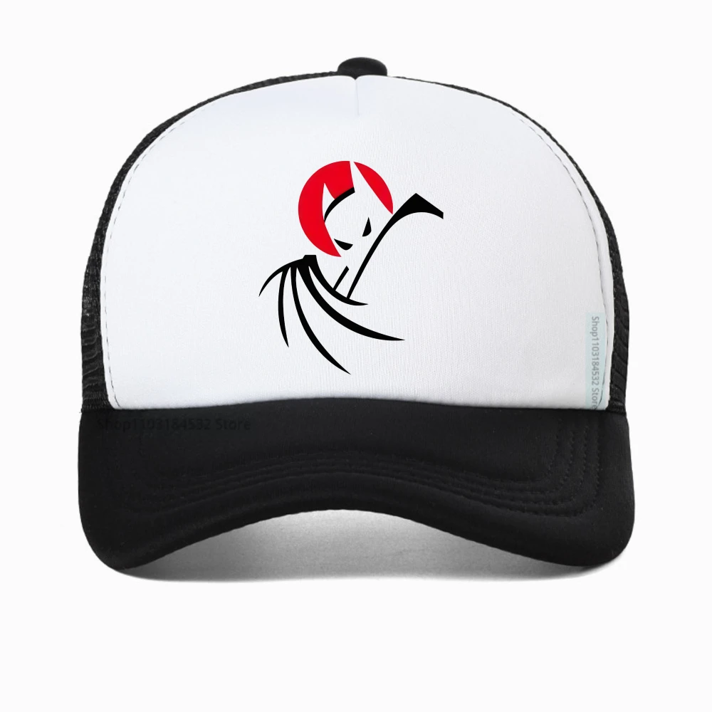 

Bat Animated Series baseball cap Anime Men Fashion Street Style mesh hat summer adjustable sun snapback hat