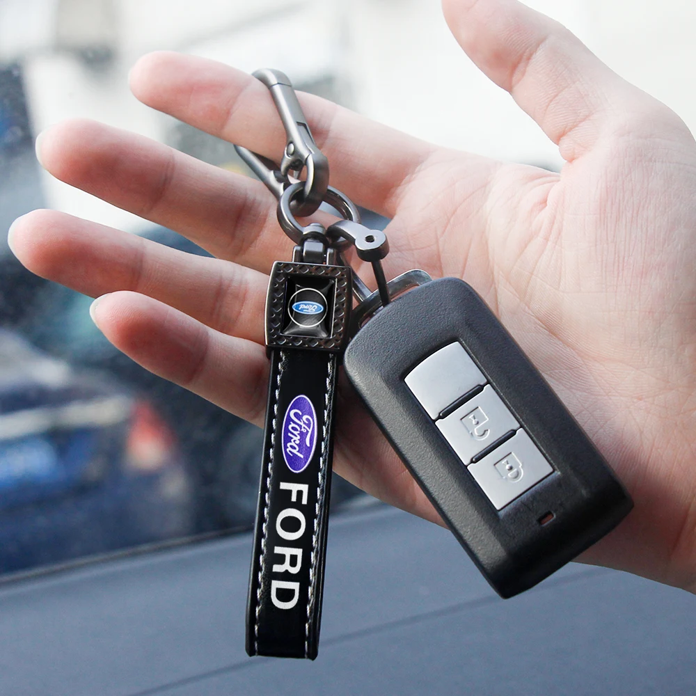 1 قطعة سلسلة مفاتيح بشعار السيارة كيرينغ لفورد موستانج Focus3 2 ترانزيت Ecosport حافة فييستا إسكيب كوغا مونديو فيوجن رينجر حلقة رئيسية #6