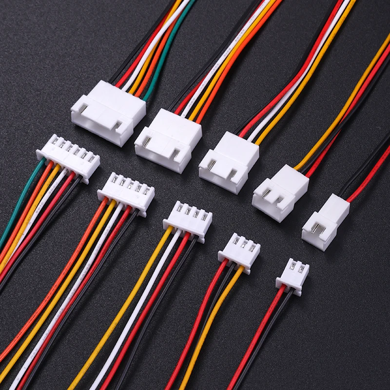 10 Sets  PH2.0  XH2.54  Connector  Female Male   2P 3P 4P 5P 6P  Plug With Cable  100MM   200MM   terminal line   wire connector