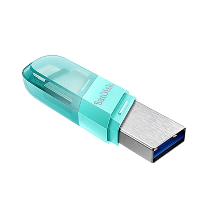 Sandisk iXPAND USB 3.0/USB 3.1 OTG Flash Drive 64GB Lightning to Pen Drive 128G 256GB U Disk For iPhone iPad iPod Memory Stick