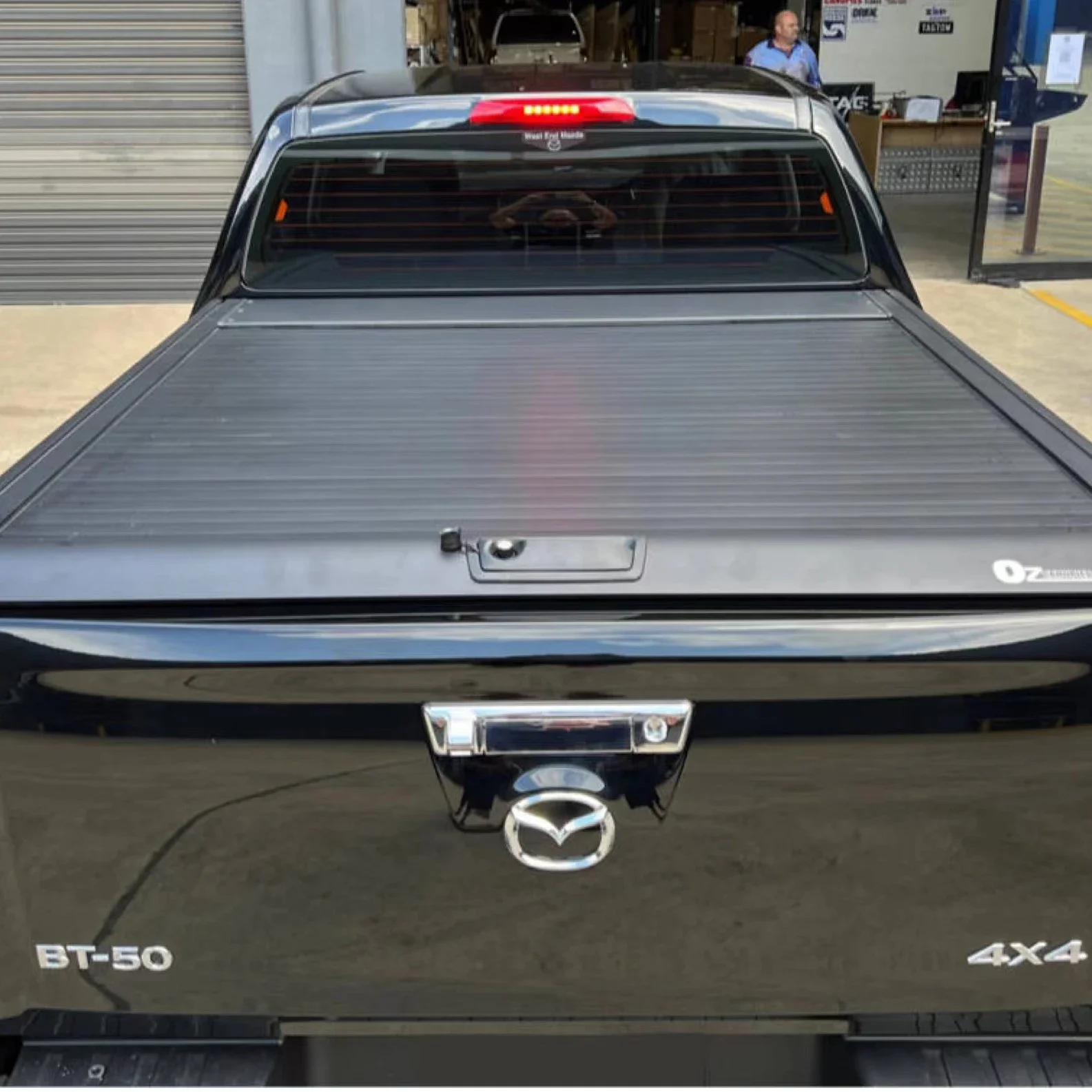 Pickup Back Cover Roller Shutter Lid Tail Box Tonneau Cover For BT50 BT-50