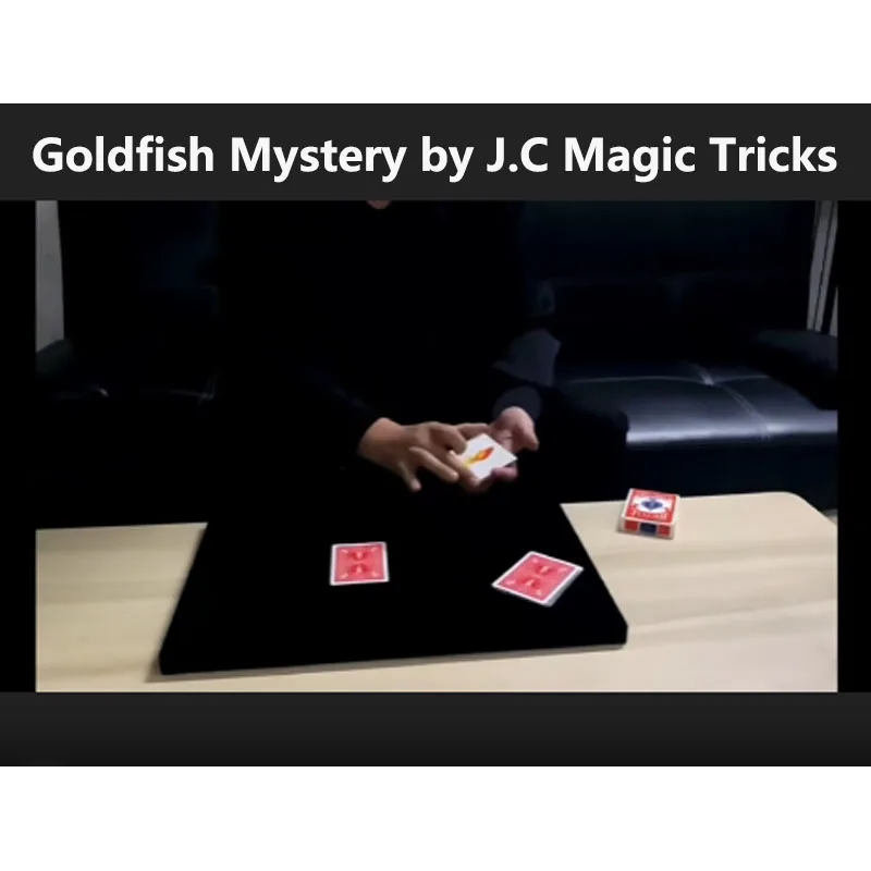 

Загадка золотой рыбки: фокусы с картами, реквизит для сценической и карточной магии, иллюзии крупным планом, появление живого существа, трюк с гиммиком.