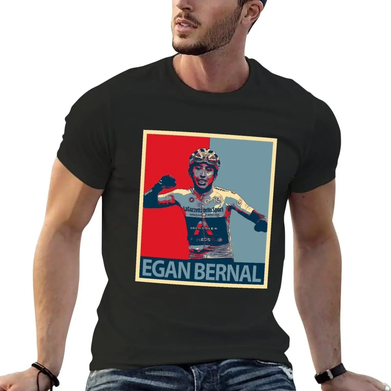 Egan Bernal T-Shirt oversized blacks plus size tops graphic tee shirt t shirts for men cotton