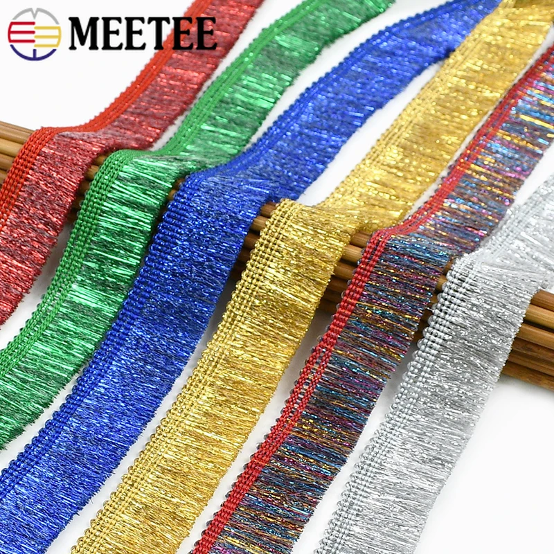 

5/10/20M 25mm Lace Trim Tassel Fringes Sewing Curtains Clothes Dresses Decorative Trimmings Stitching Crafts Accessories
