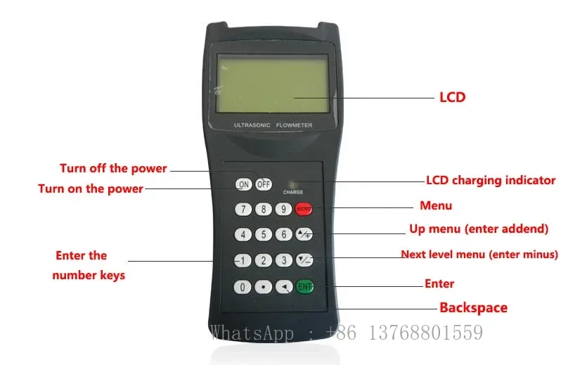 New TDS-100H-M2/M1 Clamp On Sensor (DN50-700mm) Ultrasonic Flow Meter Flowmeter