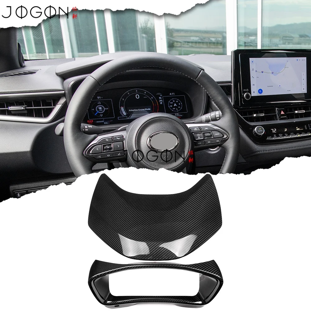 LHD For Toyota GR Corolla 2023+ Carbon Car Interior Center Speedometer Frame Instrument Upper Gauge Cluster Panel Cover Trim