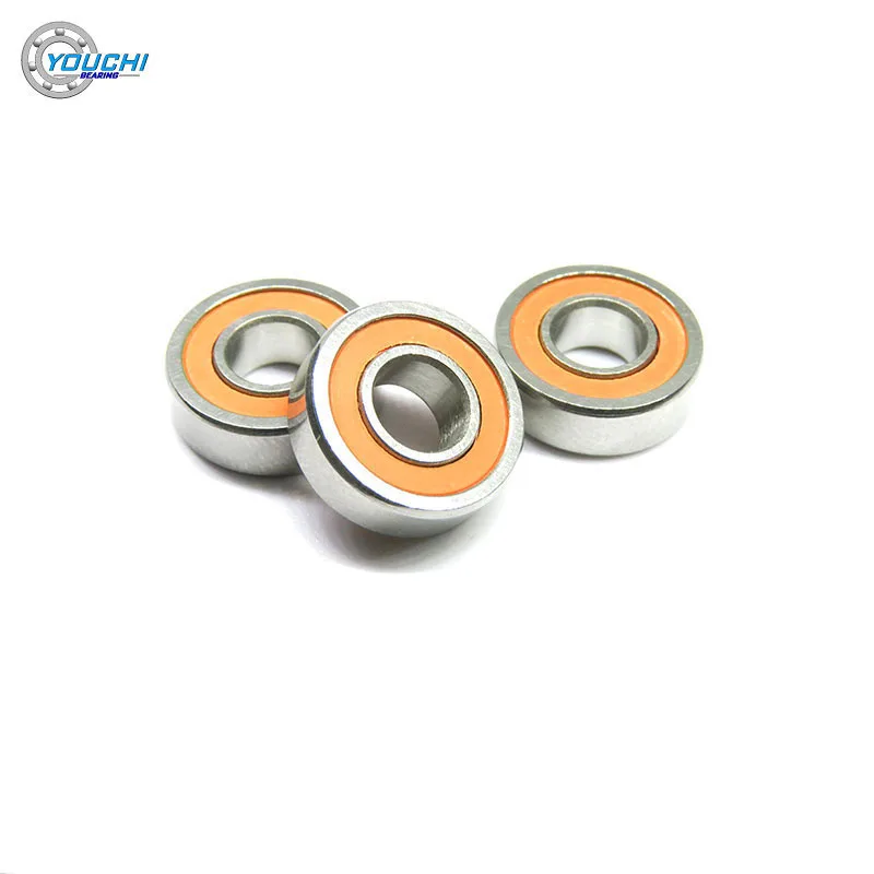 10pcs 5x12x4 Hybrid Ceramic Bearing SMR125C 2OS SMR125 2RS Ceramic Bearing 5*12*4 Fishing Reel Bearing MR125 2RS RS DDU