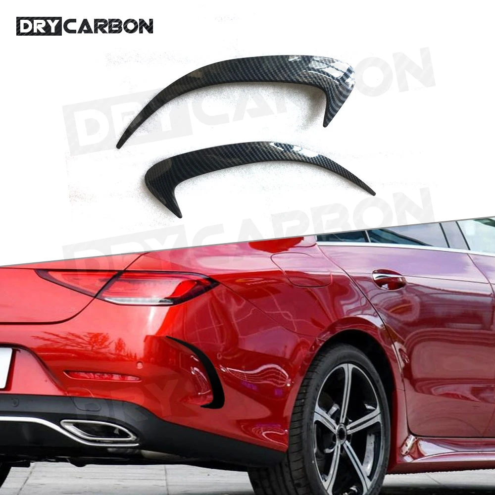 

Задний бампер из углеродного волокна, накладки на вентиляционное отверстие для Mercedes Benz CLS Class CLS300 CLS350 CLS450 Sedan 2019+ Стайлинг автомобиля ABS