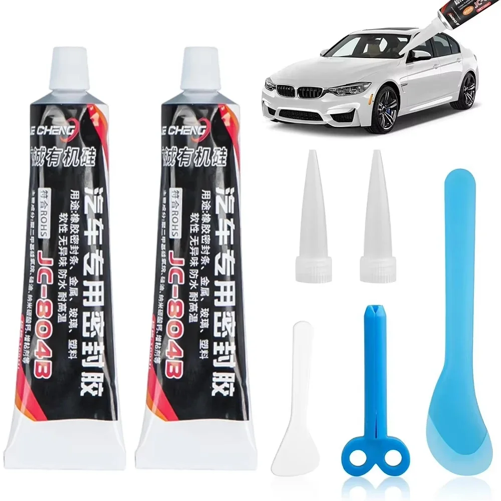 Car Windshield Sealant Black High Temperature Window Sealant Glue Waterproof Sealing Glue for Car Body Repair 50/100ml