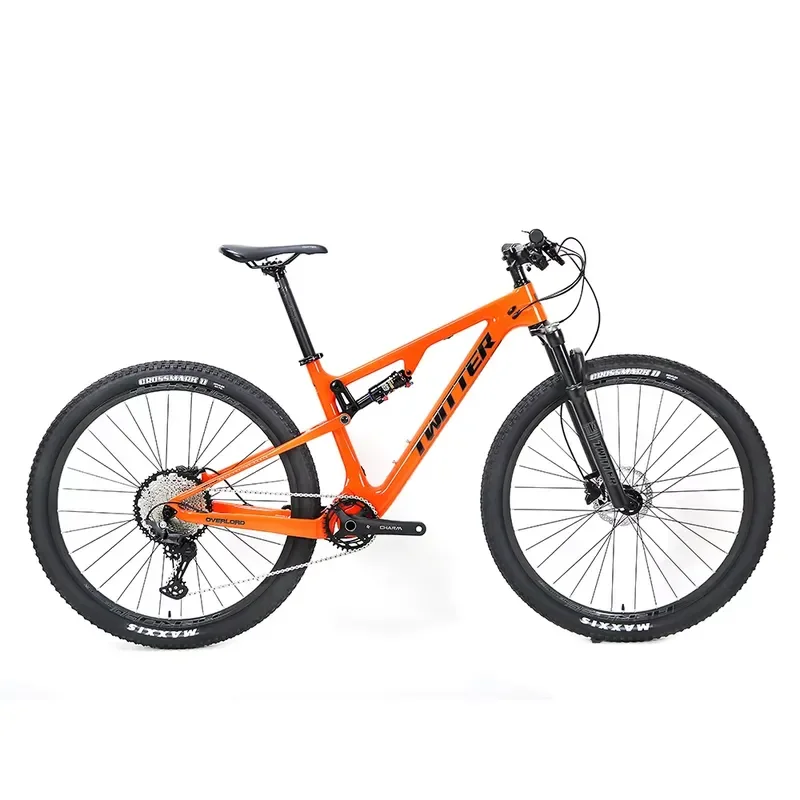 Cheap Carbon Fiber Double Suspension Mountain Bike Deore 12S Men's Downhill Full Suspension Bicycle 29 Inch for Sale
