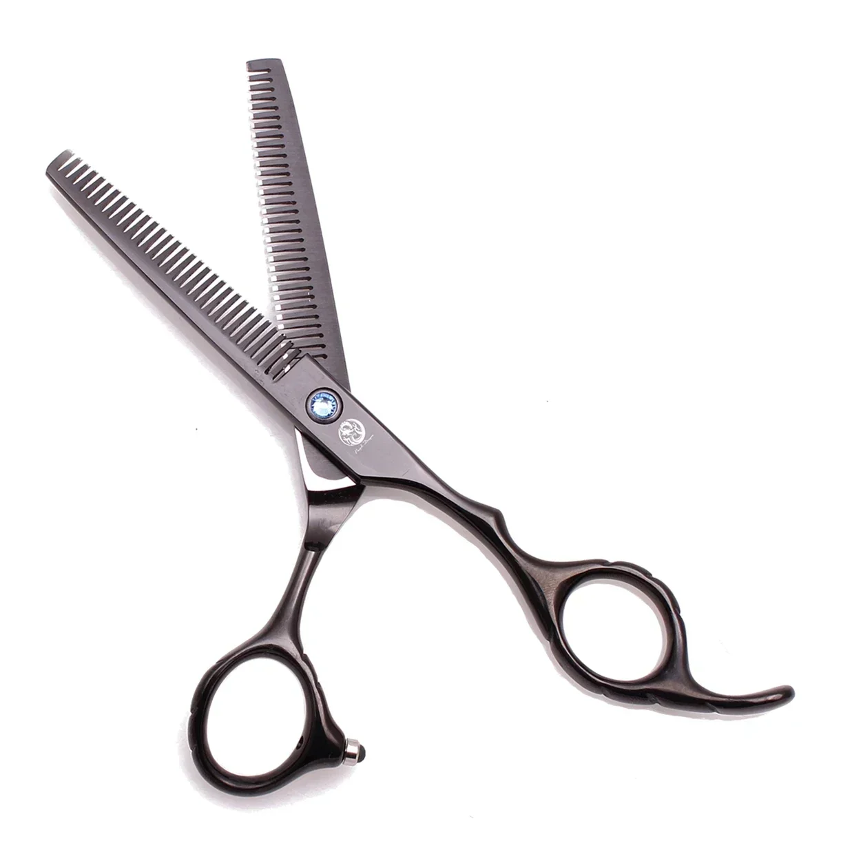 

Hair Scissors Professional 5.5" 6" JP 440C Barber Scissors Double Side Teeth 10%-15% Thinning Rate Hair Thinning Scissors Z2001