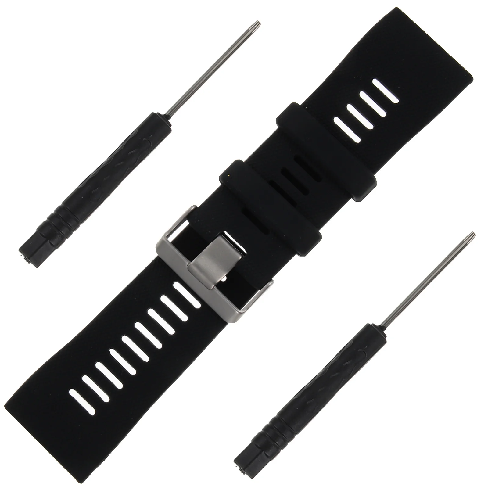 

Watch Band Black Replacement Soft Comfortable Wristband Compatible Fashion Strap Men