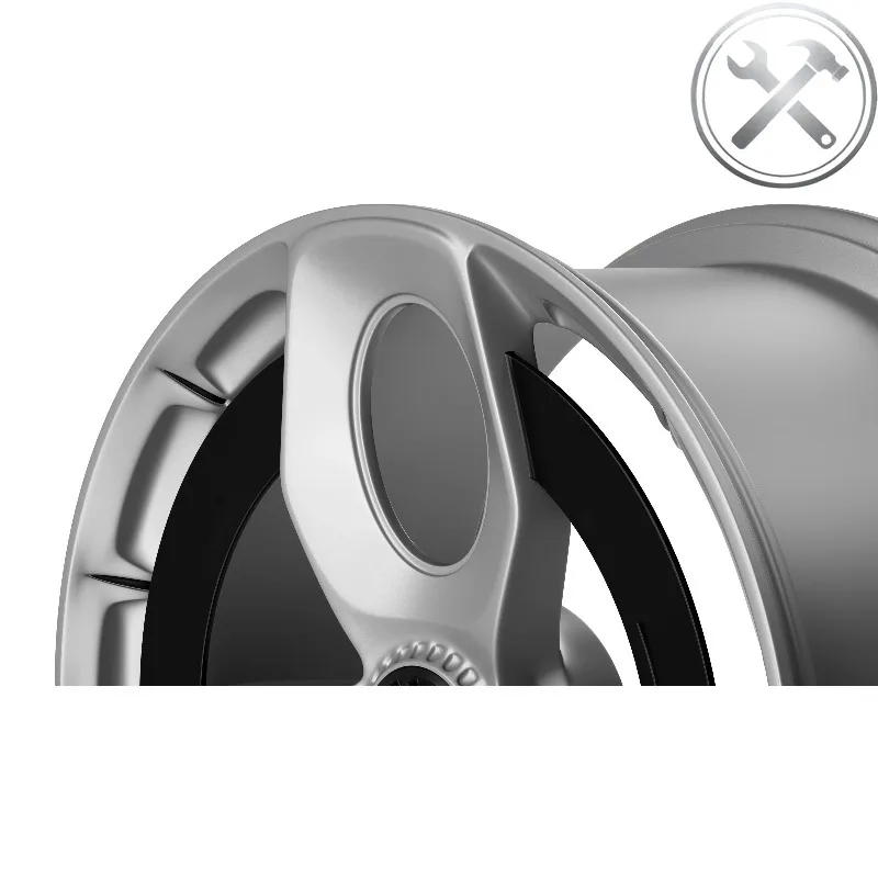 

New Style 3 Spoke Petal Style Forged Aluminum Automobile Wheel Hub Custom Dimensions Parameters Universal Refit Parts