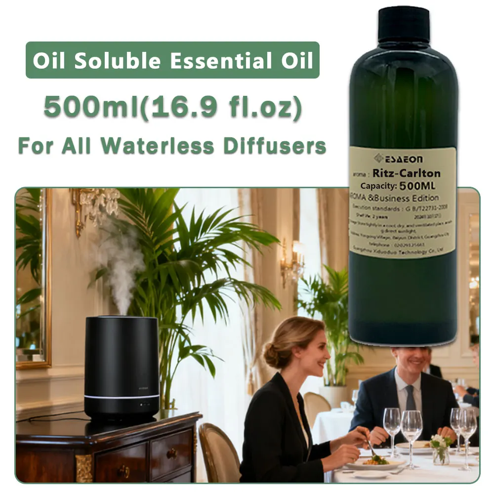 ESAEON Aroma Machine Supplement Oils - Essential Oil For All Waterless Aromatherapy Machines, Ritz-Carlton - 500ML (16.9 fl.oz)