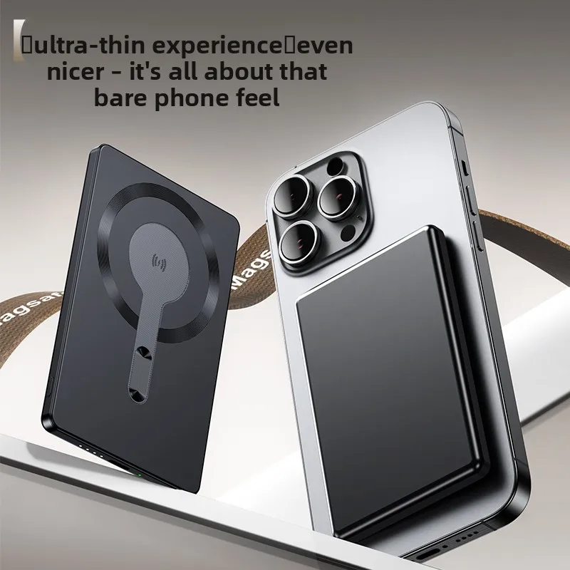 

Магнитный внешний аккумулятор 10000 мАч, беспроводное зарядное устройство, портативная мобильная внешняя батарея с быстрой зарядкой для IPhone 17 16 15 14 Samsung