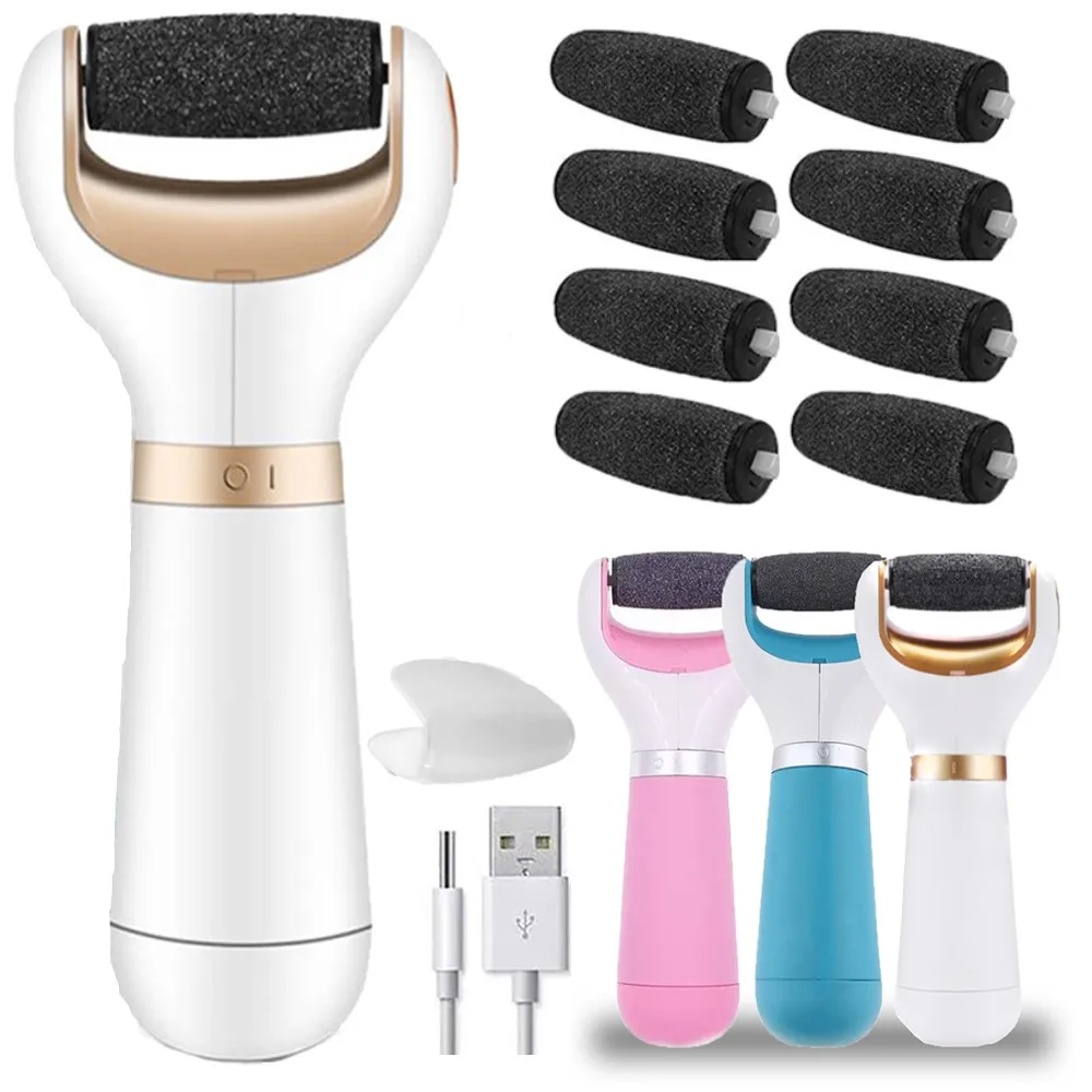 Electric Foot Callus Remover Scraper Foot Grinder File Dead Skin Removal USB Charge Battery Pedicure Care Tool Foot Exfoliation