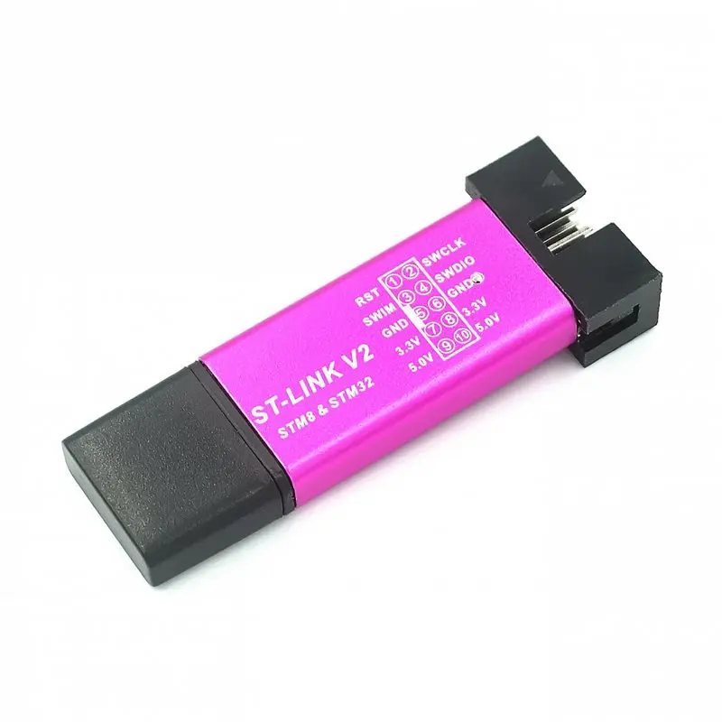 3X ST Link V2 Mini STM8 STM32 Simulator Download Programmer Programming With Cover Cable (Random Color)