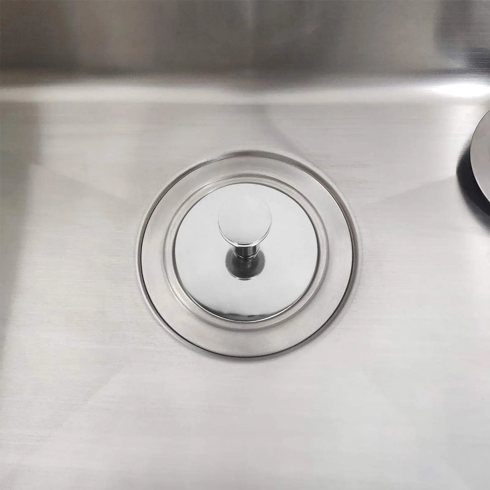 Stainless Steel Sink Drain Plug 4 Pack Universal Stopper Cover for Kitchen Bathroom Washbasin