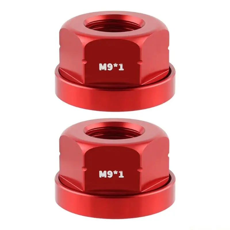 31BE Aluminum Alloys Bike Bike Wheel Axles Nut Bolt Flanges Before Rear Wheel Screw