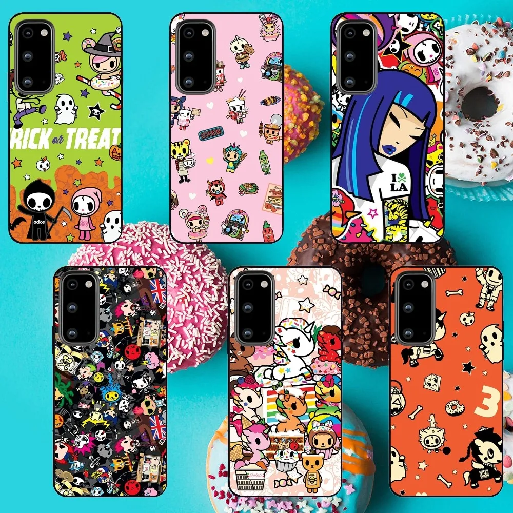 Japan T-TokidokiS Art Phone Case For Samsung Galaxy S22 S24 S23 S30 Note 20 10 Plus LITE FE ULTRA Shell