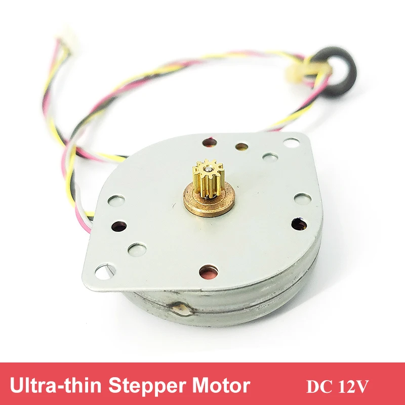 Portescap DC 12V Ultra-thin Circular Stepper Motor 2-phase 4-wire PM Permanent Magnet Stepping Motor for Precise Instrument