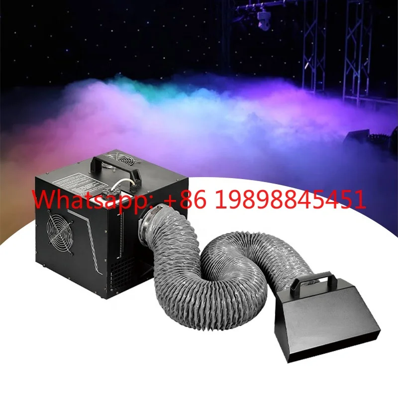 3000W Mini DMX512 Low Water Fog Machine White Mist Stage Effect For Wedding