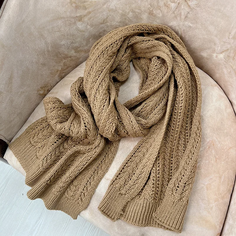 Autumn &Winter Kintted  Scarf Keep Warm Cashmere-like Acrylic Scarf For Women