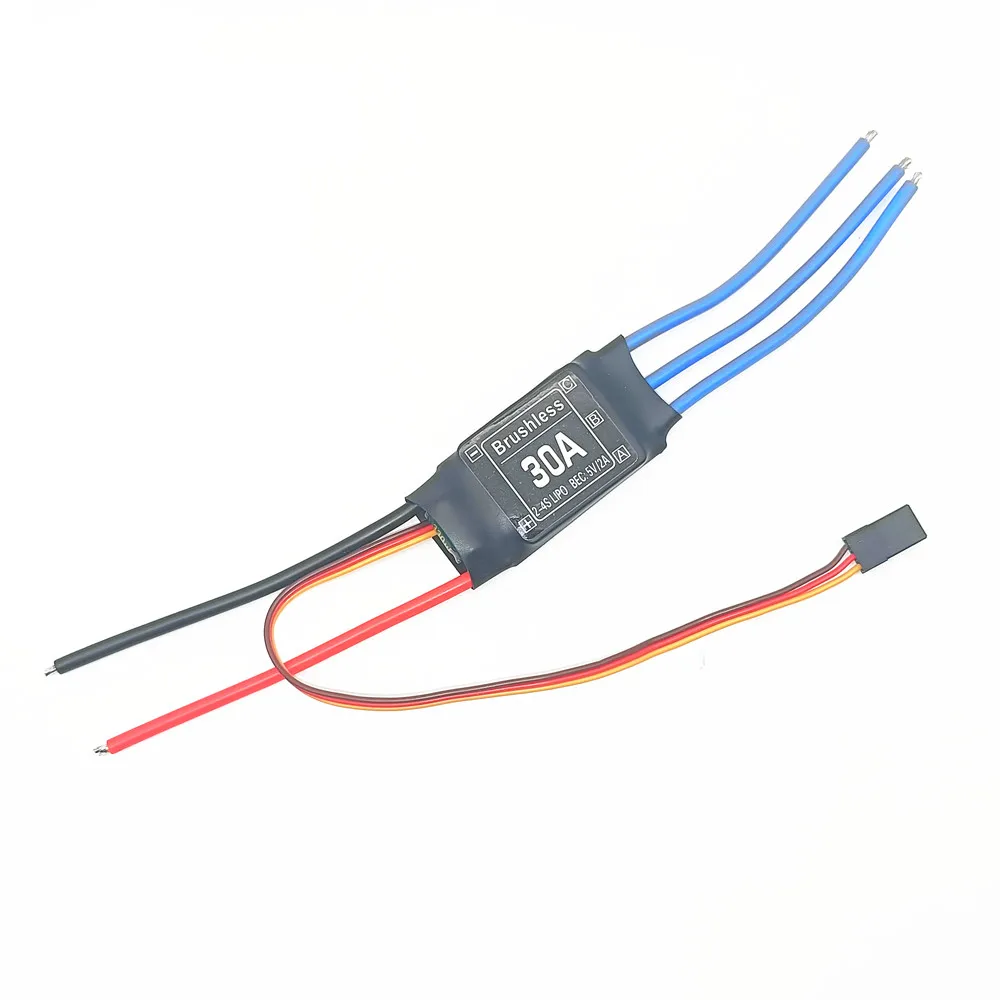 Contrôleur De Vitesse Brushless 30A Multi-Axes - ESC Pour Drone, Quadricoptère, Avion - Refroidissement Optimisé