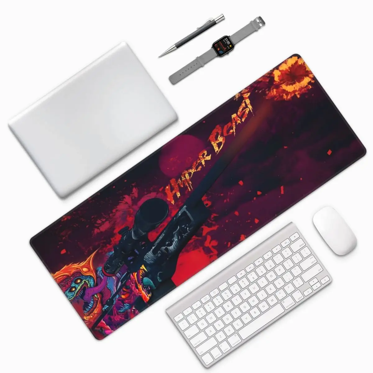 Hyper Beast Cover Photo Large Mouse Pad Computer Keyboard Mouse Mat Gamer PC Laptop Desk Mat Office Accessories Table Mats