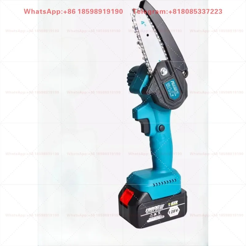 Rechargeable One-Hand Lithium Battery Electric Saw Outdoor Logging Tree Cutting Industrial Use