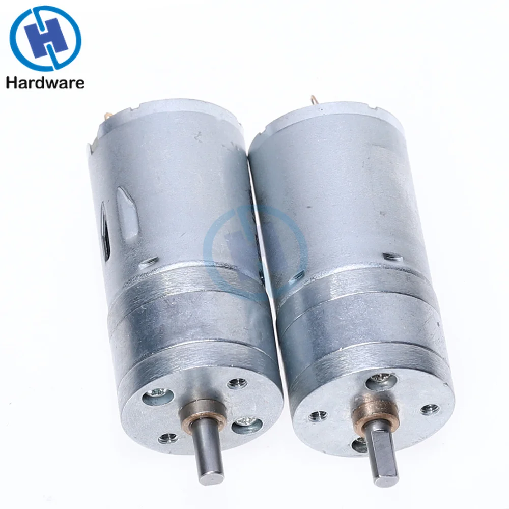 1 قطعة 12RPM إلى 1360RPM محرك معشق GA25-370 موتور تيار مباشر 6V 12V 24V عالية عزم دوران محرك عدة كهربائي