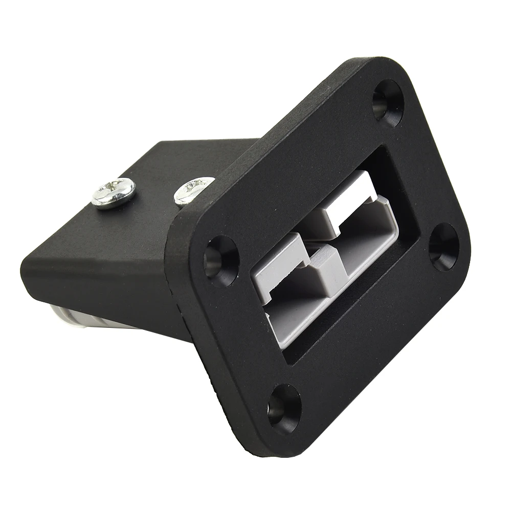 For 50A For Anderson Connector Flush Mount Bracket Panel Cover for RVs Boats Buses and Heavy-Duty Vehicle Electrical Systems