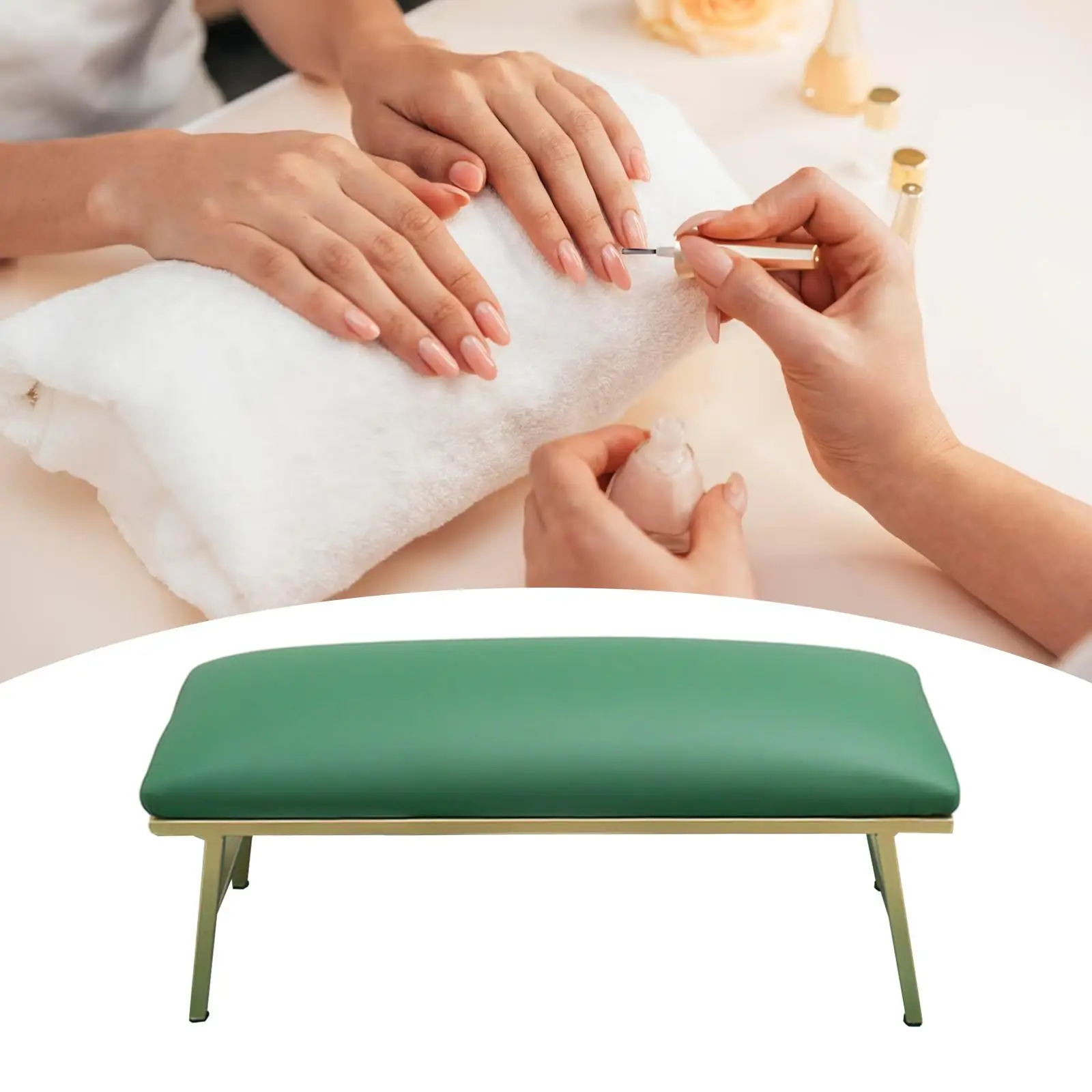 Nail Arm Rest Mat Manicure Tool for Manicurist Salon Nail Technician Use