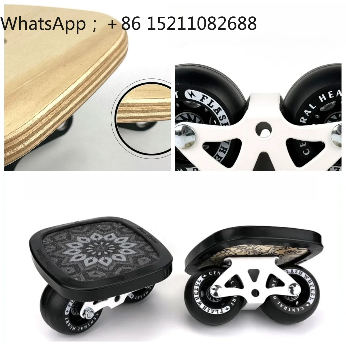 SCY is suitable for drift board beginner travel split skateboard street brush drift board