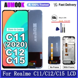 6.5inch LCD Display For Oppo Realme C11 2020 C12 C15 LCD Display With Frame Digitizer Touch Screen Assembly Replacement