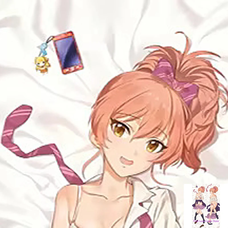 

Dakimakura Anime Pillow Cover Jougasaki Mika Young Girl Tits Double Sided Print Life-size Body Decoration