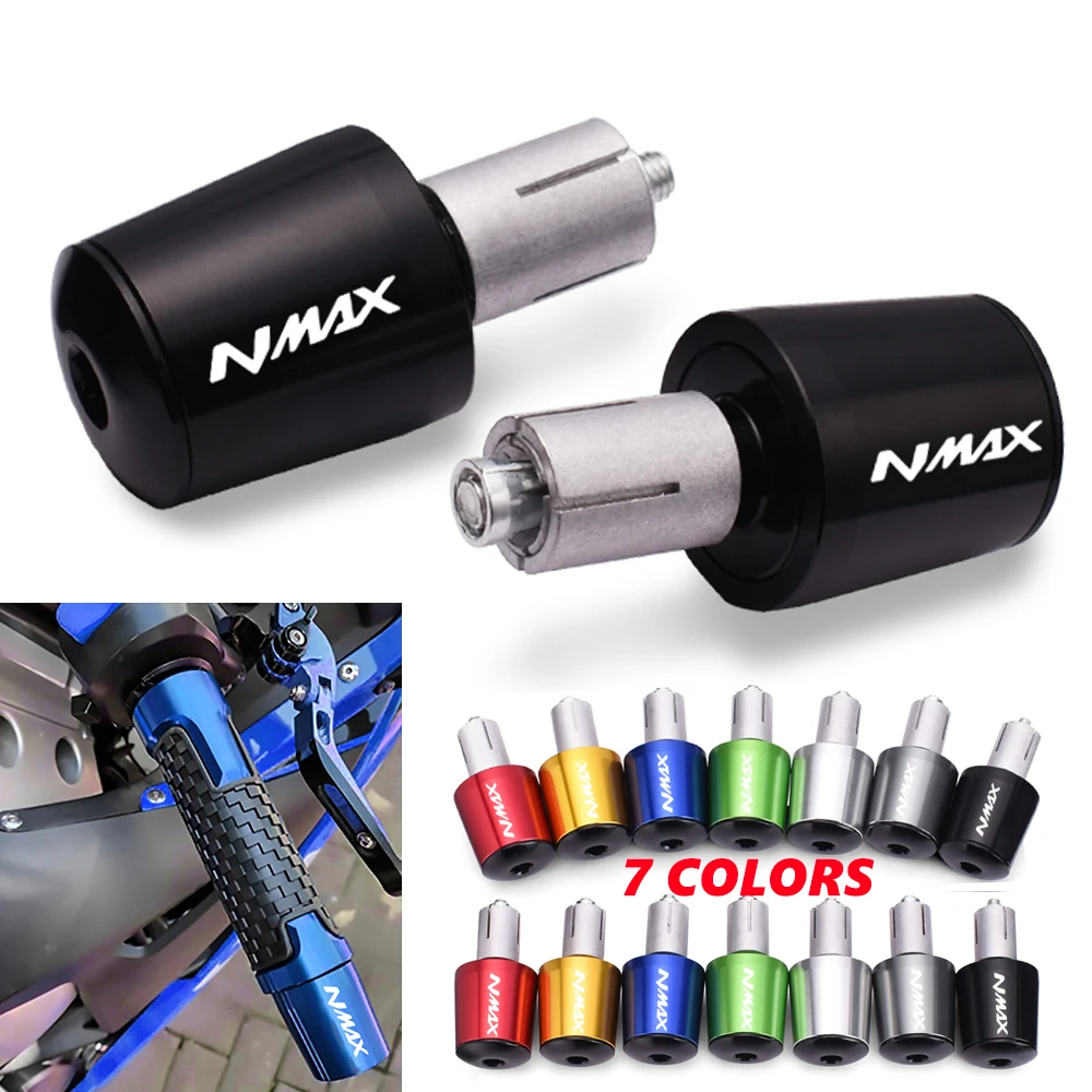 Moto Griff Bar Griffe Stecker Kappen Für Yamaha NMAX 125 155 NMAX 125 NMAX 155 N-MAX 125 155 2018-2021 CNC Motorrad lenker Enden