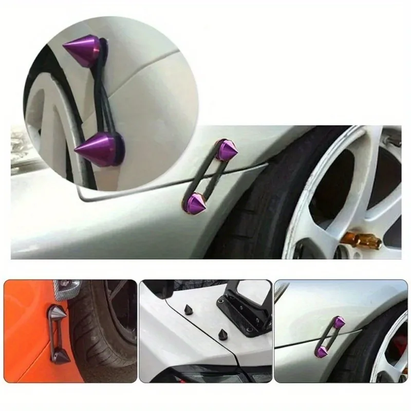 Universal Car Auto Spike Front Bumper Hatch Lids Quick Release Fasteners Nuts Bolt Alloy Aluminum for Most Car Truck