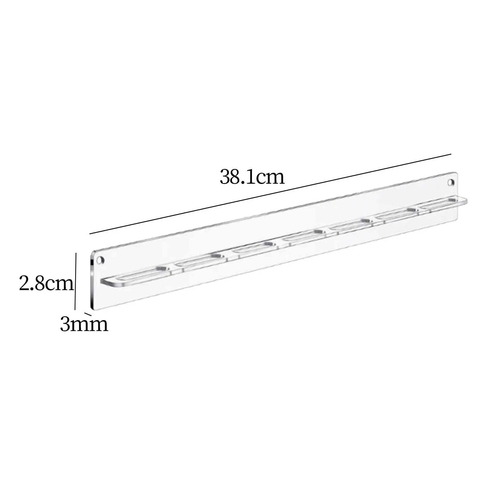 Eyewear Holder Glasses Organizer Acrylic Eyeglasses Rack Sunglasses Display Stand Storage Rail Hanger Shelf and Practical