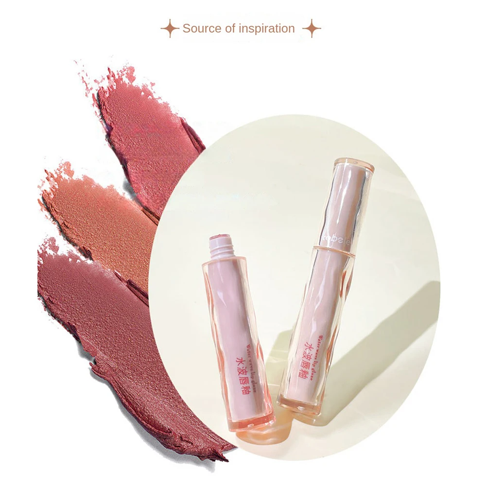 Lip Gloss Mirror Water Liquid Lipstick Cosmetics Red Lip Tint Moisturizing 6 Color Lip Glaze Female Makeup Waterproof