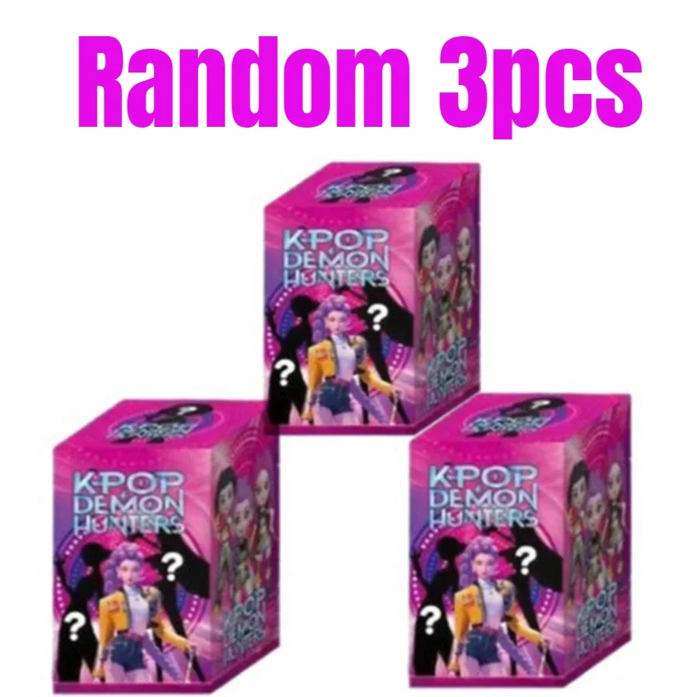 1:1 Anime Kpop diable chasseur boîte aveugle démontage amusant sac aveugle petite statue modèle périphérique bureau boîte aveugle décoration cadeau