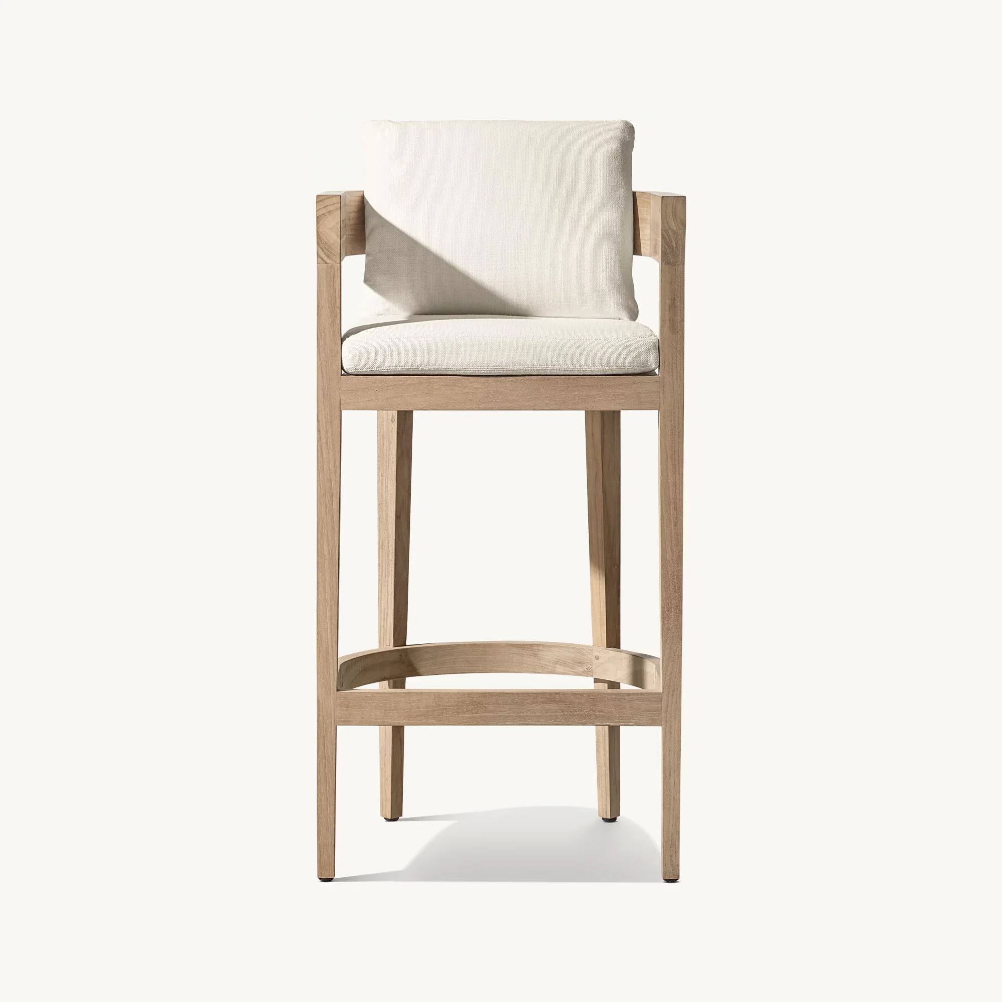 

Solid Wooden Outdoor bar Chair Outdoor Aluminium Furniture Outside Patio Furniture bar Stool